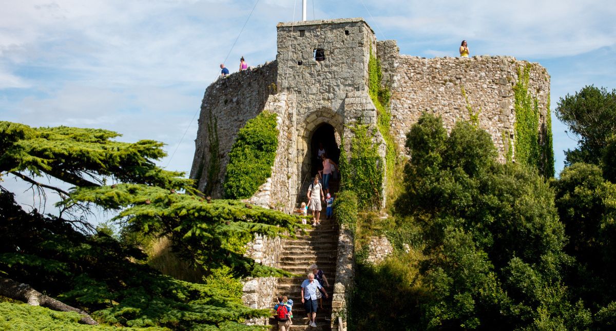 Carisbrooke Castle on the Isle of Wight